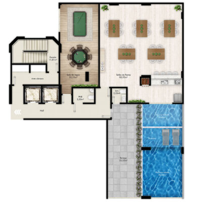 Apartamento diferenciado à venda no Acqualina Residence