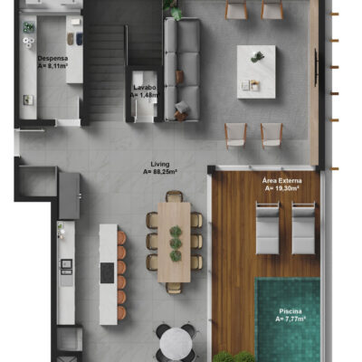 Apartamento à venda no Bris Residencial