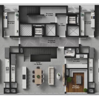 Apartamento à venda no Bris Residencial