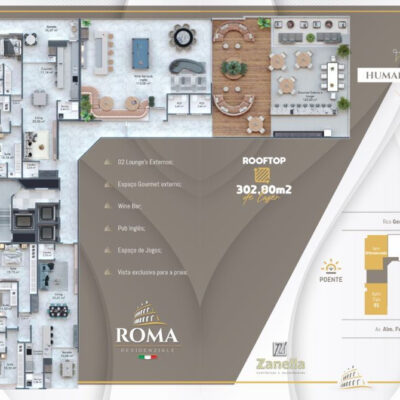 Venda de apartamento no Roma Residence