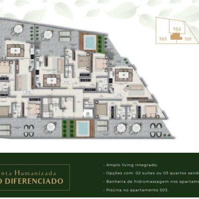 Venda de apartamento no Encante Residencial