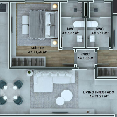 Venda de apartamento no Downtown Boulevard Residence