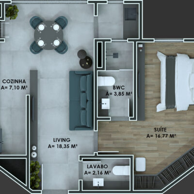 Venda de apartamento no Downtown Boulevard Residence