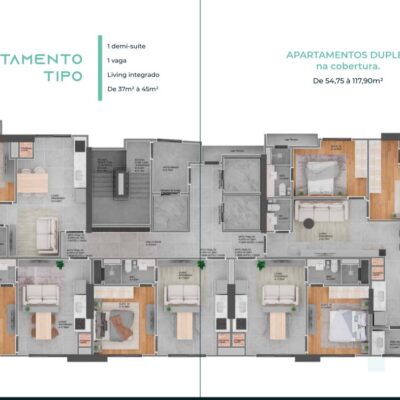 Apartamento à venda no Grand Ventura residence