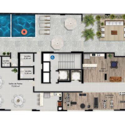 Apartamento no Villa Aurora